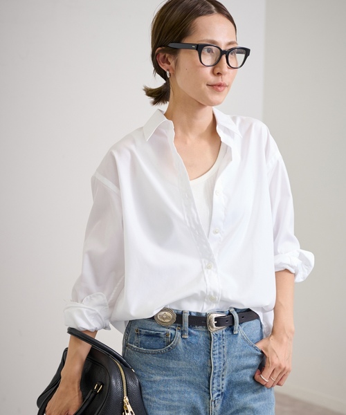 「FRAMeWORK」 長袖シャツ FREE ブルー レディース_画像2