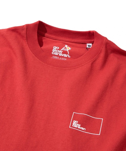 「go slow caravan」 長袖Tシャツ MEDIUM レッド系その他 メンズ_画像8