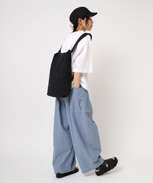 「URCH RNA」 7分袖カットソー FREE ブルー レディース_画像6