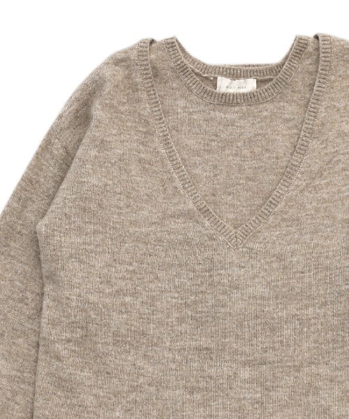 「select MOCA」 ニットアンサンブル FREE グレイッシュブルー レディース_画像8