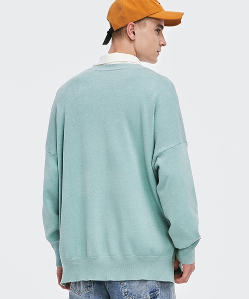 「INFLATION」 長袖ニット X-LARGE ブルー メンズ_画像2