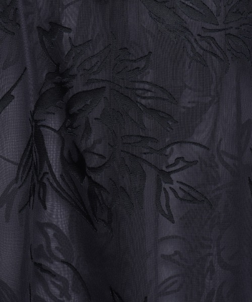 「anuans」 長袖チュニック FREE ネイビー レディース_画像2