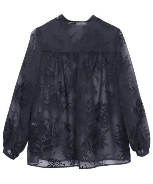 「anuans」 長袖チュニック FREE ネイビー レディース_画像7