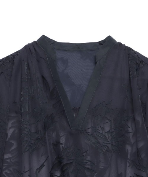 「anuans」 長袖チュニック FREE ネイビー レディース_画像8