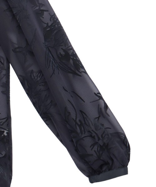 「anuans」 長袖チュニック FREE ネイビー レディース_画像9