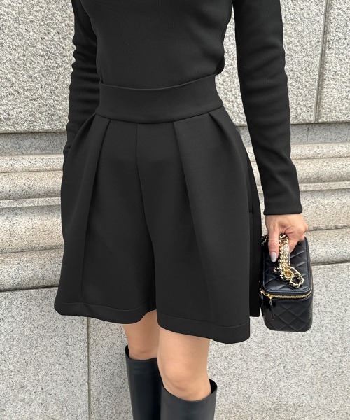 「JENNE」 ショートパンツ SMALL ブラック レディースの画像