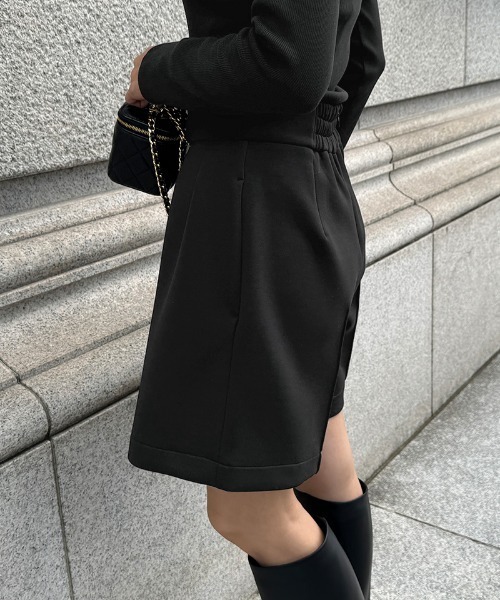 「JENNE」 ショートパンツ SMALL ブラック レディースの画像