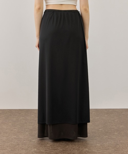 ADAM ET ROPE'（アダムエロペ） スカート バイカラーエラスティック