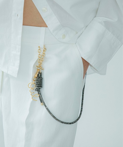 LAPUIS（ラピュイ） ウォレットチェーン Sparkling multi chain