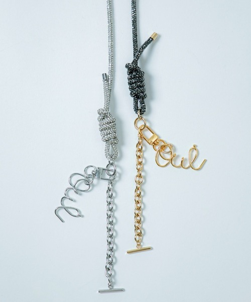 LAPUIS（ラピュイ） ウォレットチェーン Sparkling multi chain