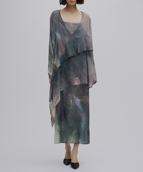 【新品】 Ameri アメリ AURORA LAYERED DRESS Ameri（アメリ）の「AURORA LAYERED DRESS（ワンピース）」 - WEAR