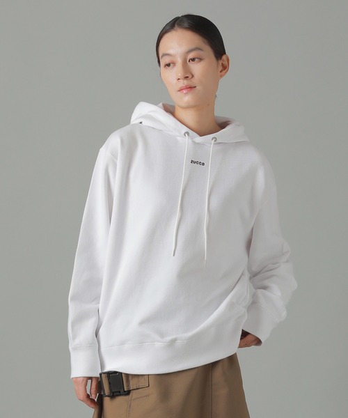 「ZUCCa」 プルオーバーパーカー M size グレー レディース