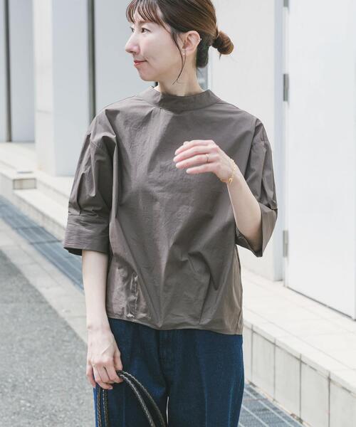 新品同様 アッパーハイツ ハイネックブラウス シャツ ITEMS URBANRESEARCH（アイテムズ アーバンリサーチ） ブラウス シャツ