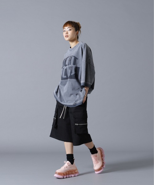 DANKE SCHON（ダンケシェーン） ワイドパンツ ハーフパンツ カーゴ
