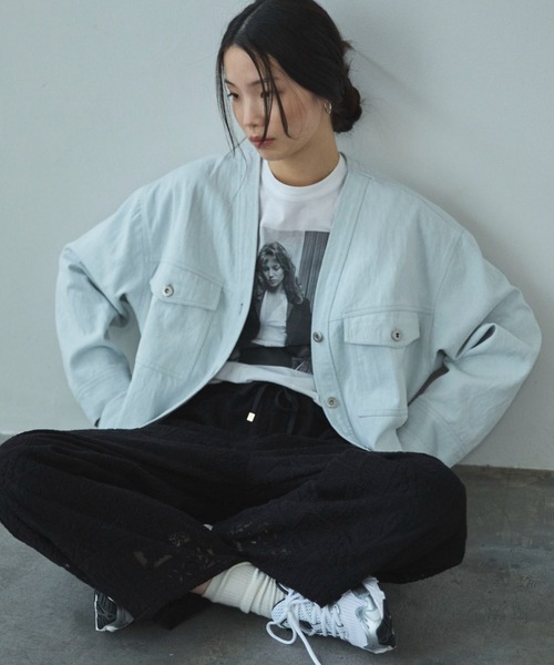 DOUX ARCHIVES（ドゥアルシーヴ） デニムジャケット gジャン V開き