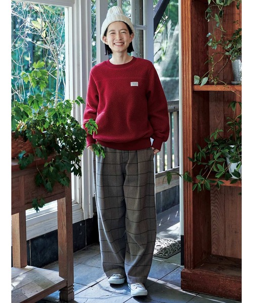 「Sunny clouds」 パンツ L グレイッシュベージュ レディース_画像5