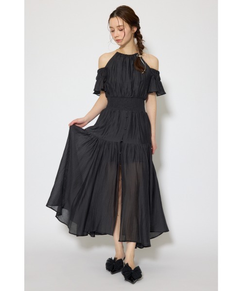 ワンピース 2WAYホルターネックロンパース 春服 夏服の画像