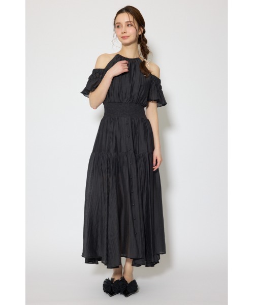 ワンピース 2WAYホルターネックロンパース 春服 夏服の画像