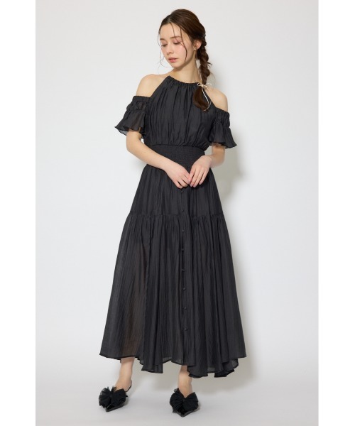 ワンピース 2WAYホルターネックロンパース 春服 夏服の画像