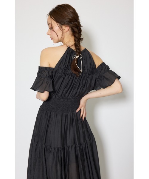 ワンピース 2WAYホルターネックロンパース 春服 夏服の画像