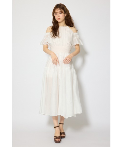 ワンピース 2WAYホルターネックロンパース 春服 夏服の画像