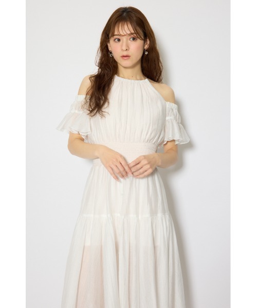 ワンピース 2WAYホルターネックロンパース 春服 夏服の画像