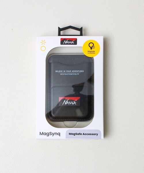 NANGA×IFACE ロゴ カードウォレット iFace」×「NANGA」コラボレーション第2弾！ スマホに磁力で装着できる