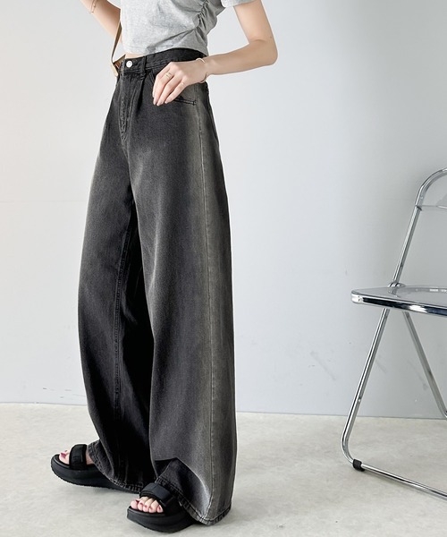 「Java」 デニムパンツ X-LARGE ブルー レディース_画像3
