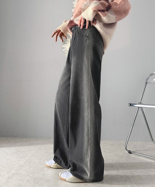 「Java」 デニムパンツ X-LARGE ブルー レディース_画像9