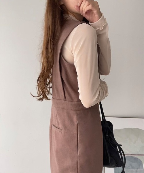 「FILLOU」 オーバーオール MEDIUM ブラック レディース_画像6