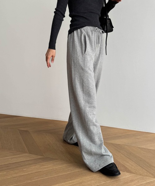 「CANAL JEAN」 スウェットパンツ ONE SIZE グレー レディース_画像2