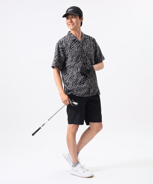 BEAMS GOLF（ビームス ゴルフ） ポロシャツ ORANGE LABEL / ゼブラ柄