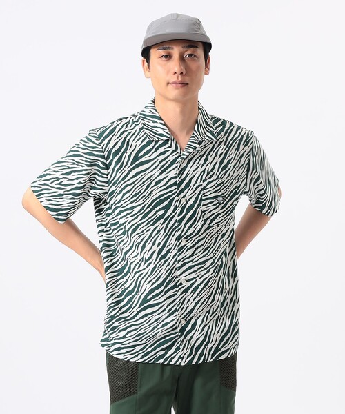 BEAMS GOLF（ビームス ゴルフ） ポロシャツ ORANGE LABEL / ゼブラ柄
