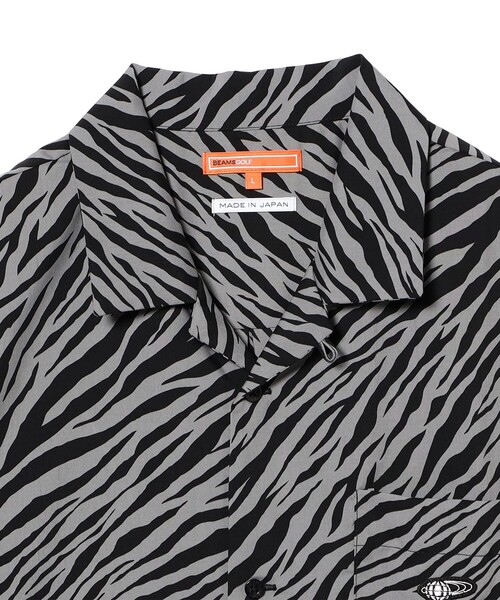 BEAMS GOLF（ビームス ゴルフ） ポロシャツ ORANGE LABEL / ゼブラ柄