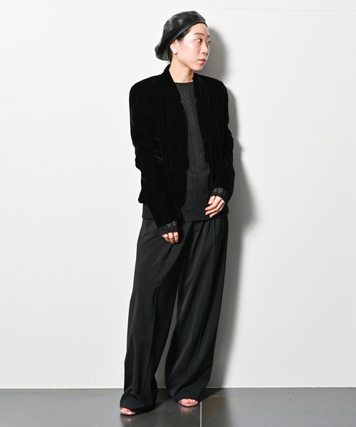 「CITYSHOP」 パンツ 38 ブラック レディース_画像6