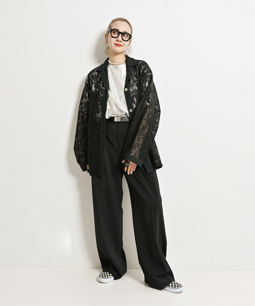 「CITYSHOP」 パンツ 38 ブラック レディース_画像8