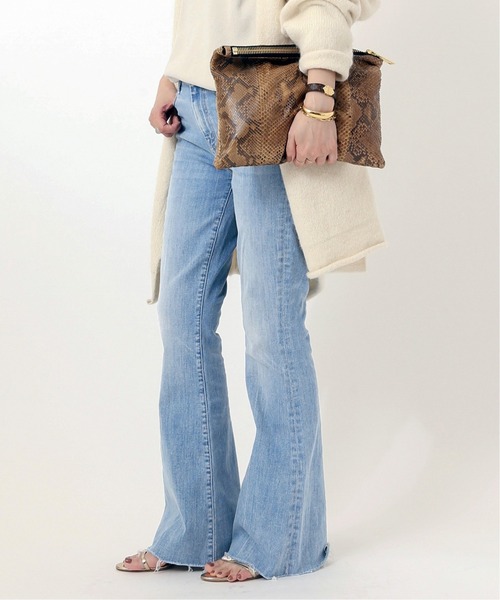 「MOTHER DENIM」 ブーツカットデニムパンツ 26 スカイブルー レディース