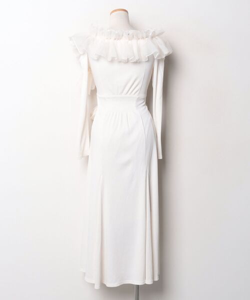 「dazzlin」 長袖ワンピース SMALL アイボリー レディース_画像2