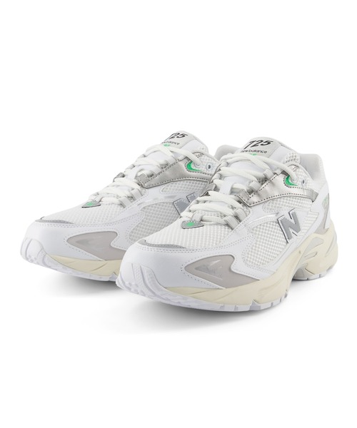 「New Balance」 ローカットスニーカー 29.0cm ホワイト×グリーン レディース_画像5
