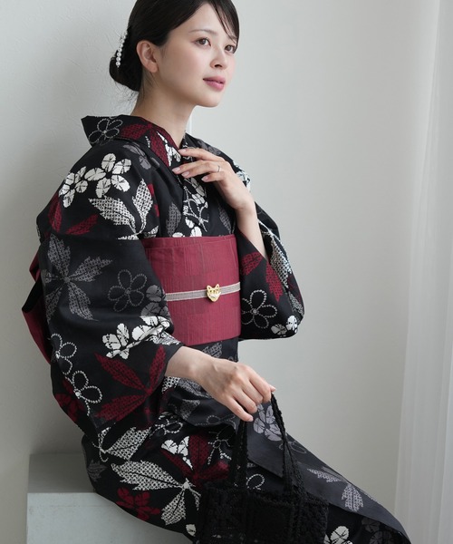 utatane 浴衣 2026新作 ひとりで着れる！簡単セパレート浴衣セット