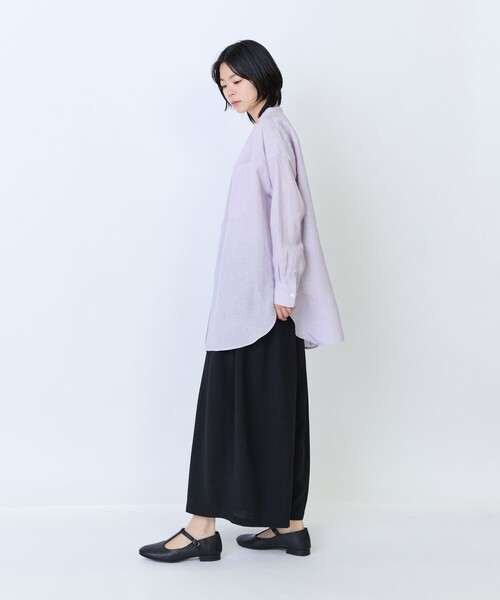 LOISIR リネン　チュニック　Aライン　麻 LOISIR チュニック ライトグランジリネンチュニックブラウス