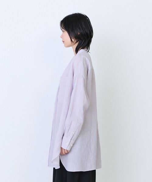 LOISIR リネン　チュニック　Aライン　麻 LOISIR チュニック ライトグランジリネンチュニックブラウス