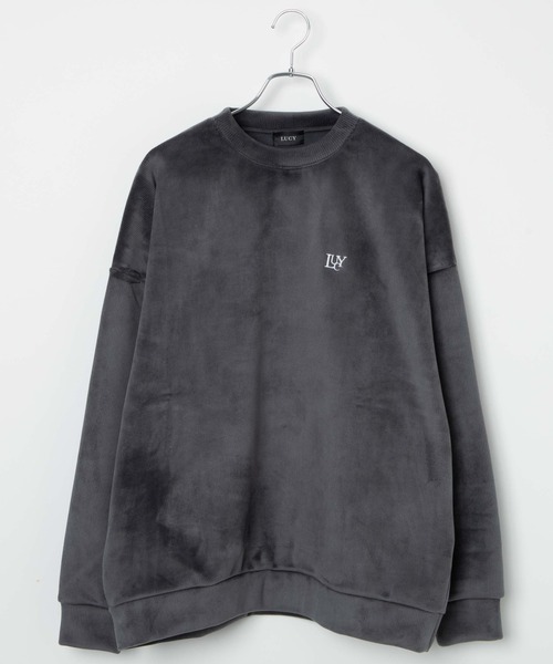 「LUCY」 長袖Tシャツ MEDIUM ベージュ メンズ_画像9