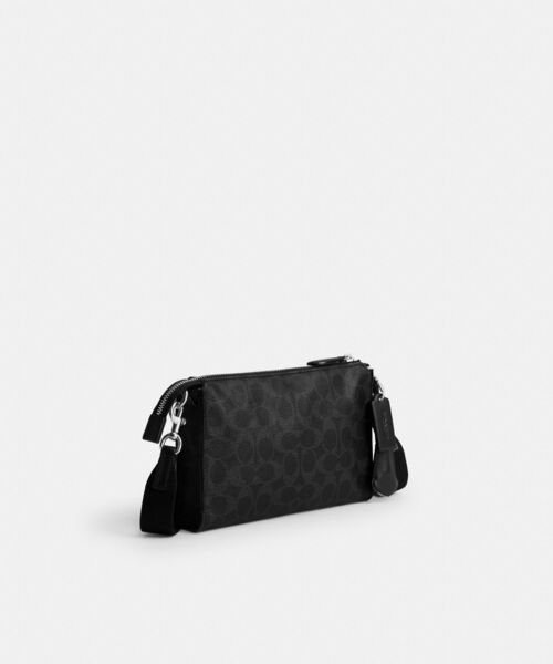 COACH コーチ ボディバッグ ワンショルダーバッグ ブラック 男女兼用 COACH（コーチ） ショルダーバッグ ハリソン クロスボディ バッグ
