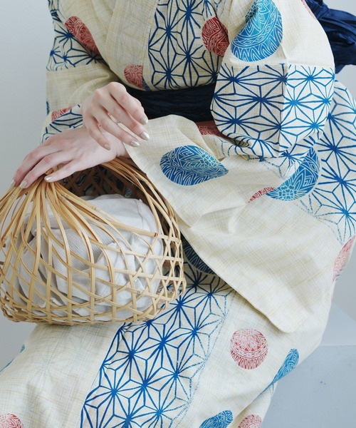 ゆりネコ(=^ェ^=)　新品未使用　浴衣のみ　綿麻 ゆりネコ(=^ェ^=)様専用 新品未使用 浴衣のみ 綿麻