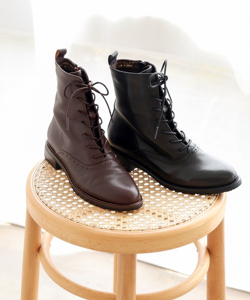 あしながおじさん ブーツ 軽量・防滑｜レースアップブーツ 2410097