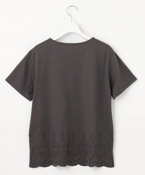 J.PRESS コンパクトコットンスムース キーネック カットソー M t 