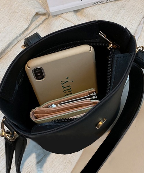 DAY CLOSET ショルダーバッグ バッグ レディース 2WAYバケツシルエット