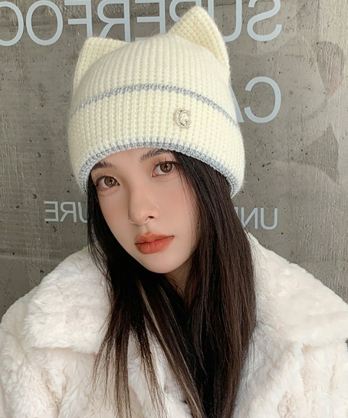 コムコム　ニットキャップ KOM（ドットコム） ニット帽 ニットキャップ A'GEM/9 × .kom「.kom