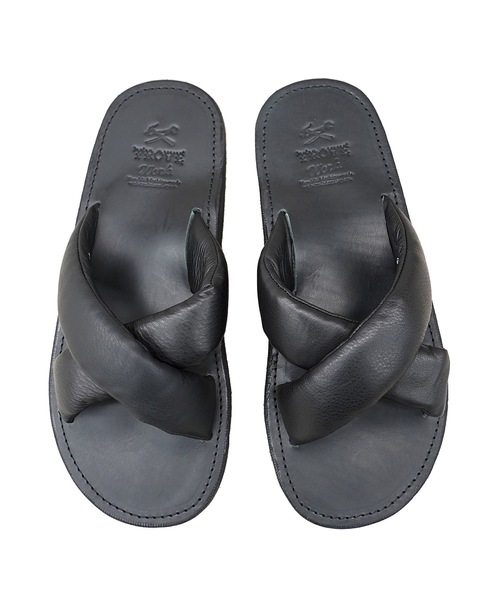 TROVE サンダル QUILLTING LEATHER CROSS SANDAL メンズ レディース  